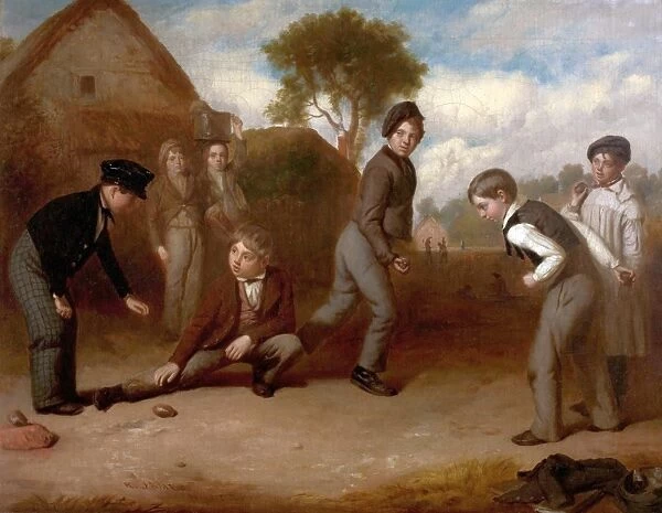 Boys Playing Duckstone - Robert James