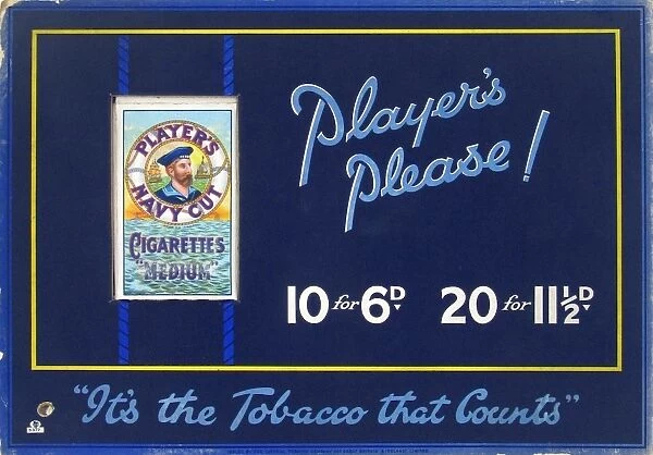 Navy Cut Medium Cigarettes, 1927=28