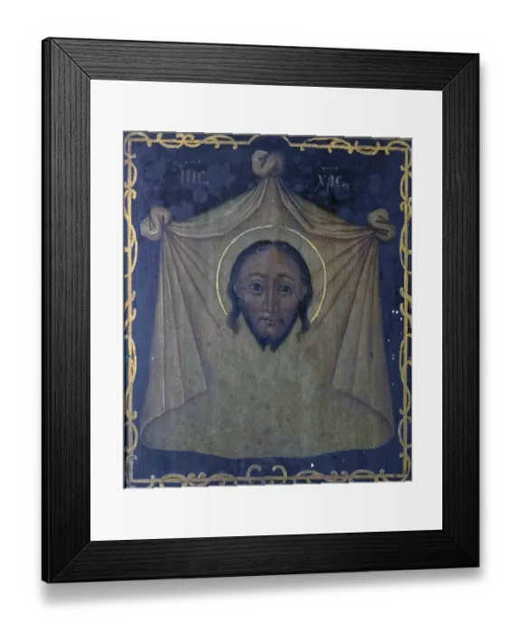 Framed Print : Head of Christ on a Cloth