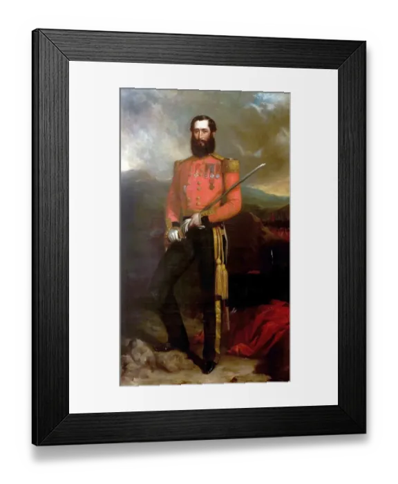 Framed Print : Colonel Gerard Littlehales Goodlake (1832-1890), Coldstream Guards (1857) Framed Print : Colonel Gerard Littlehales Goodlake (1832-1890), Coldstream Guards (1857)