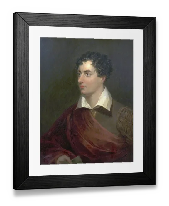 Framed Print : 6th Lord Byron (1788-1824) Framed Print : 6th Lord Byron (1788-1824)