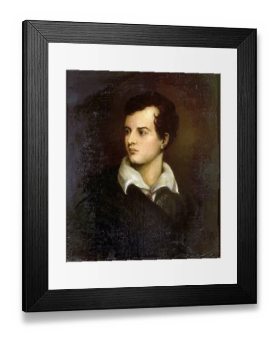 Framed Print : 6th Lord Byron (1788-1824)