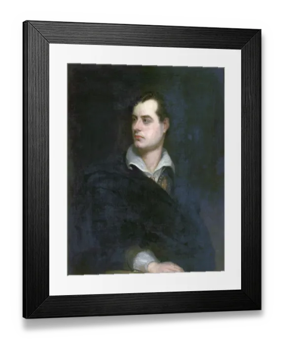 Framed Print : 6th Lord Byron (1788-1824)