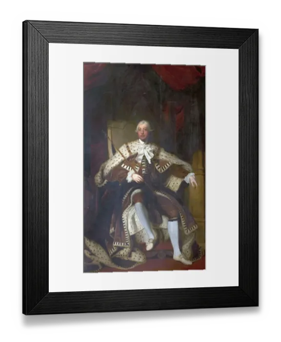 Framed Print : George III (1738-1820) Framed Print : George III (1738-1820)