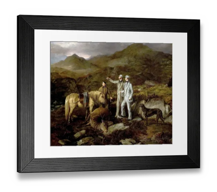 Framed Print : Stag Hunt in Scotland Framed Print : Stag Hunt in Scotland
