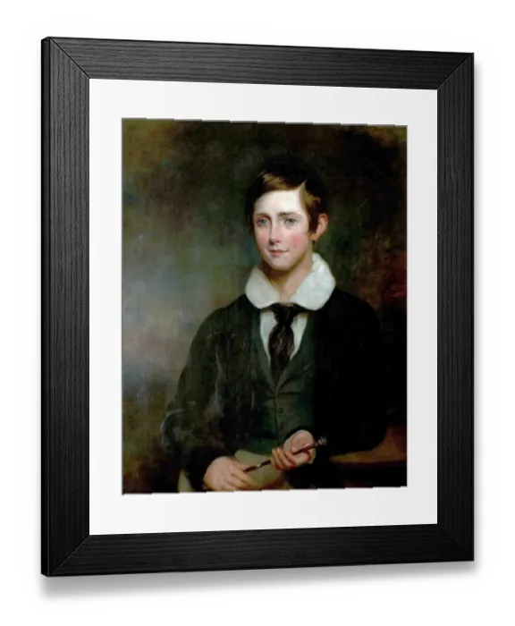 Framed Print : Gerald Littlehales Goodlake (1832-1890)