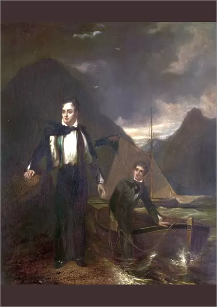 6th Lord Byron (1788-1824, and his Servant Robert Rushton (1793-1833)