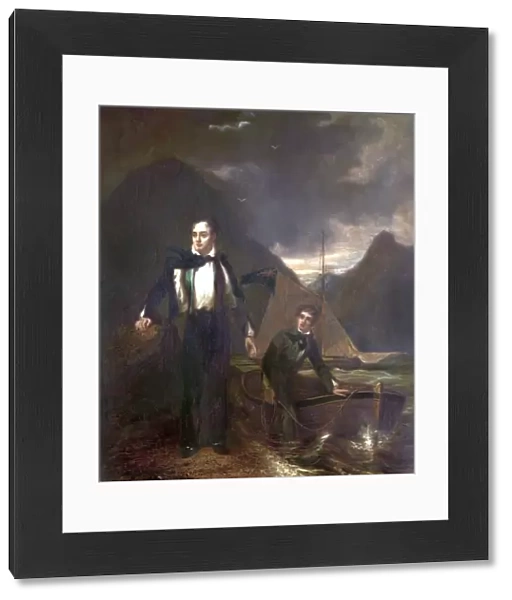 6th Lord Byron (1788-1824, and his Servant Robert Rushton (1793-1833)