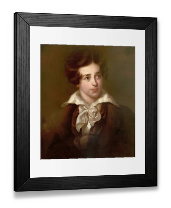 Framed Print : Portrait of a Boy
