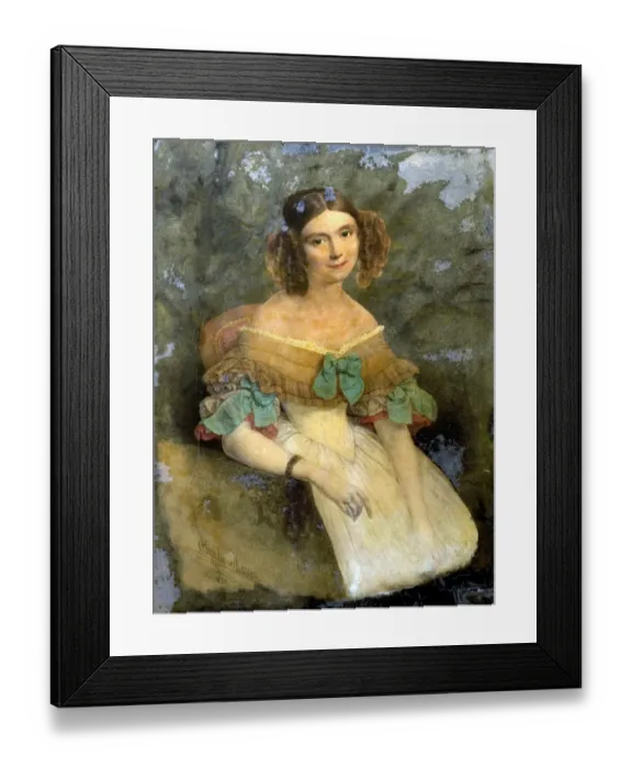 Framed Print : Marguerite, Countess of Blessington (1789-1849) Framed Print : Marguerite, Countess of Blessington (1789-1849)