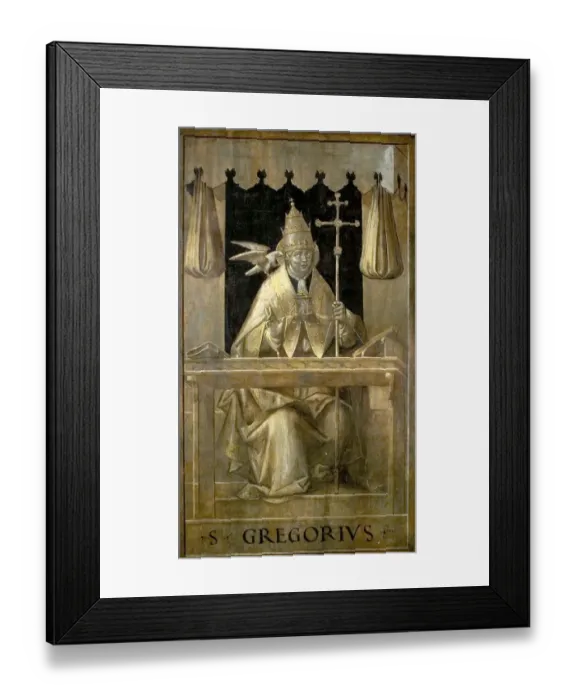 Framed Print : St Gregory in his Study (verso) Framed Print : St Gregory in his Study (verso)