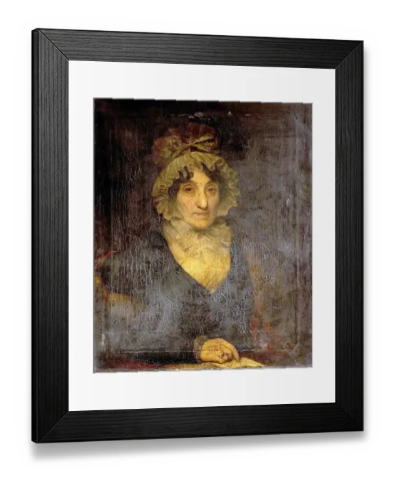 Framed Print : Portrait of a Lady in a Frilled Cap Framed Print : Portrait of a Lady in a Frilled Cap