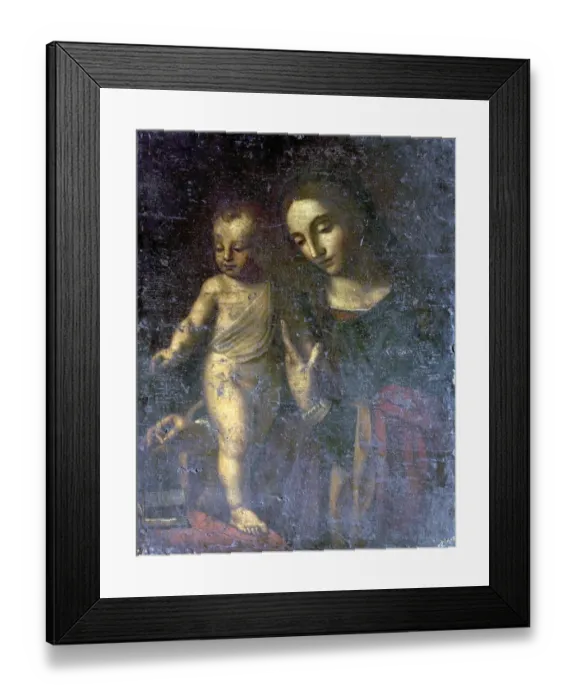 Framed Print : The Virgin and Child