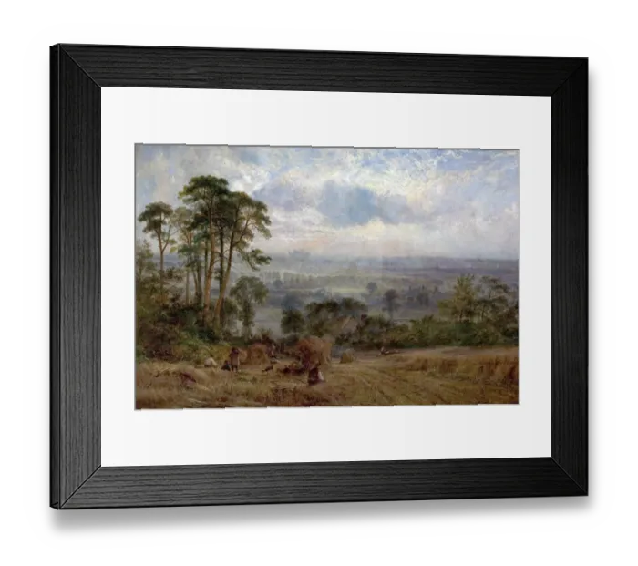 Framed Print : Cornfields, Wollaton Hall, Nottingham Framed Print : Cornfields, Wollaton Hall, Nottingham