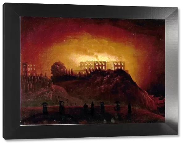 Nottingham Castle on Fire, 10 October 1831
