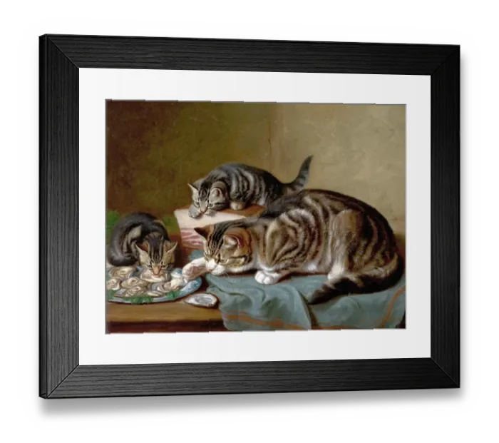 Framed Print : An Oyster Supper Framed Print : An Oyster Supper