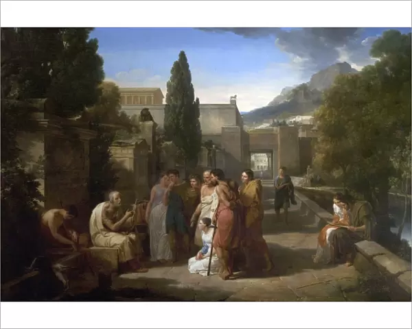 Homer Singing His Lliad at the Gate of Athens