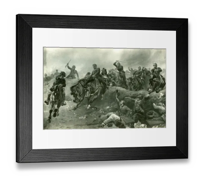 Framed Print : British Artillery Entering the Enemys Lines at Tel-el-Kebir, Egypt, 13 September 1882 Framed Print : British Artillery Entering the Enemys Lines at Tel-el-Kebir, Egypt, 13 September 1882