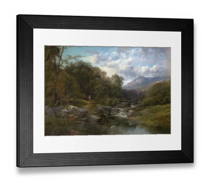 Framed Print : A Mountain Stream