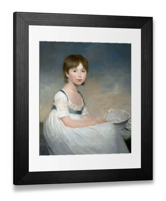Framed Print : Portrait of a Girl Framed Print : Portrait of a Girl