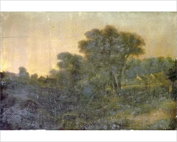 Landscape with Cottage and Stream
