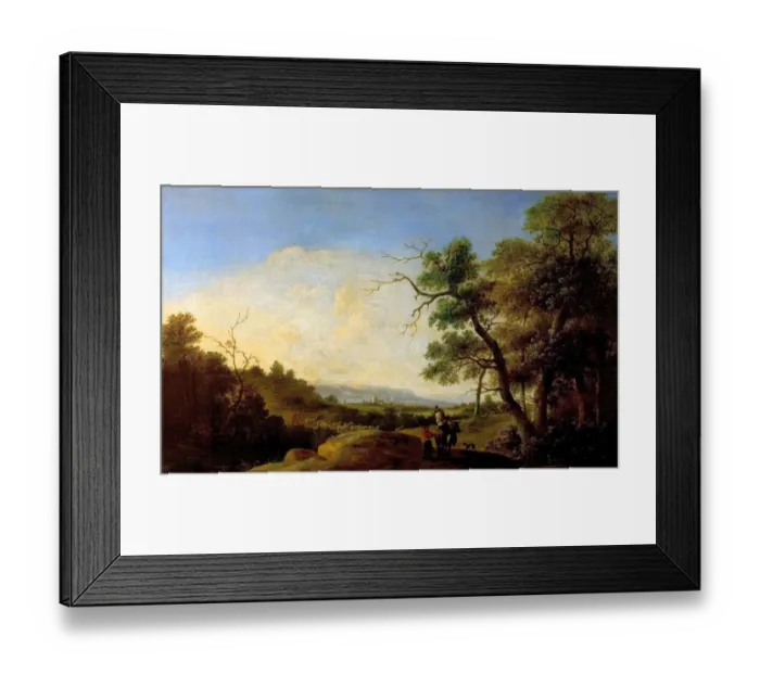 Framed Print : Landscape with Figures Framed Print : Landscape with Figures