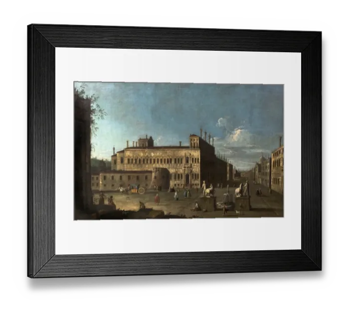 Framed Print : Piazza di Monte Cavallo, Rome, Italy