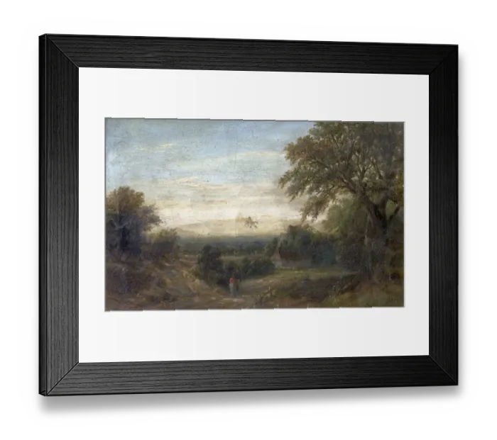 Framed Print : Crossing the Heath, Evening Framed Print : Crossing the Heath, Evening