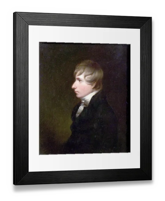 Framed Print : Henry Kirke White (1785-1806), Poet Framed Print : Henry Kirke White (1785-1806), Poet