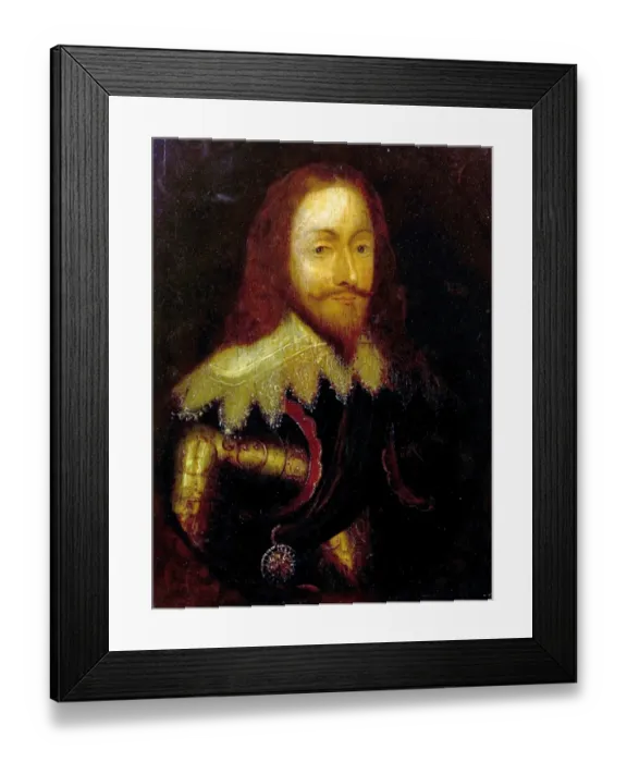 Framed Print : Charles I (1600-1649), IN Armour Wearing the Order of the Thistle Framed Print : Charles I (1600-1649), IN Armour Wearing the Order of the Thistle