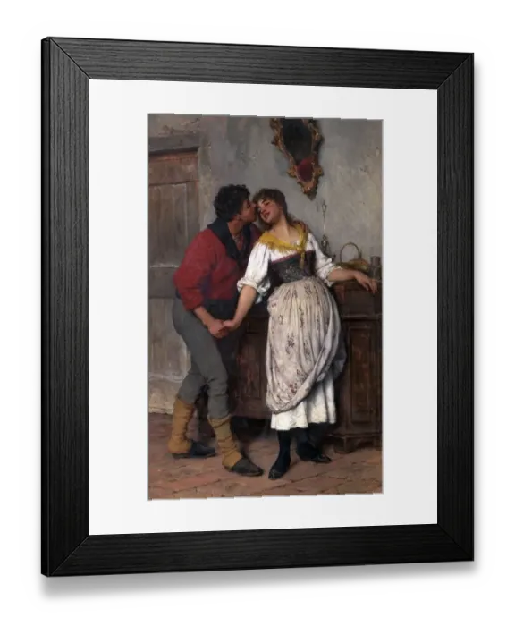 Framed Print : Accepted. Artist: Bls, Eugen von - Title: Accepted - Date Framed Print : Accepted. Artist: Bls, Eugen von - Title: Accepted - Date