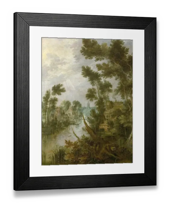 Framed Print : River Scene Framed Print : River Scene