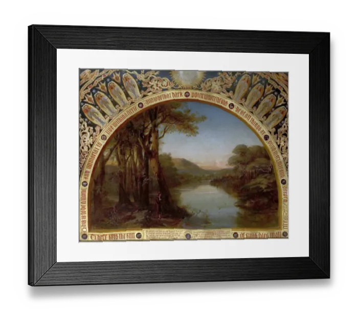 Framed Print : The Opening Scene in Philip James Baileys Festus