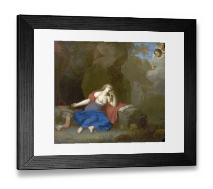 Framed Print : The Pentinent Magdalen in a Landscape Framed Print : The Pentinent Magdalen in a Landscape