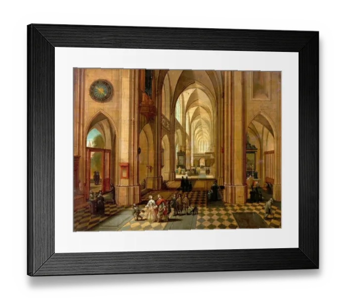 Framed Print : Antwerp Cathedral Framed Print : Antwerp Cathedral