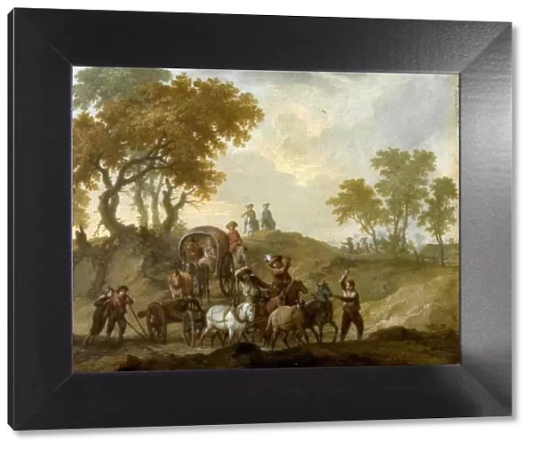 Landscape with Baggage Wagon
