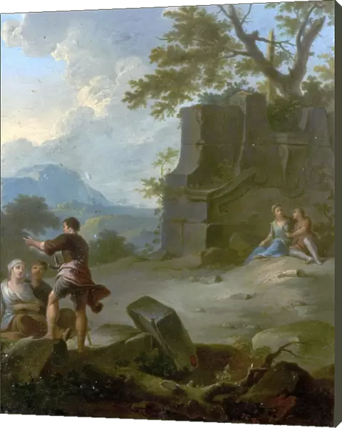 Landscape with Figures and Ruins