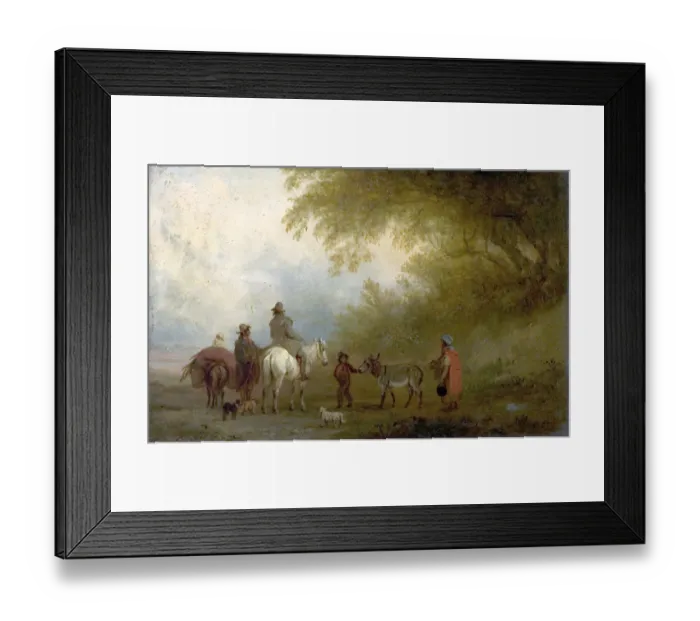 Framed Print : Gypsies Striking Camp Framed Print : Gypsies Striking Camp