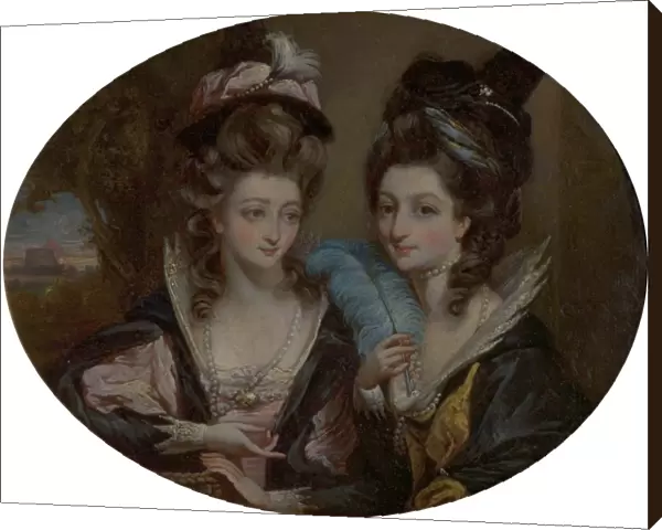 Mrs Gwynne and Mrs Bunbury as the Merry Wives of Windsor