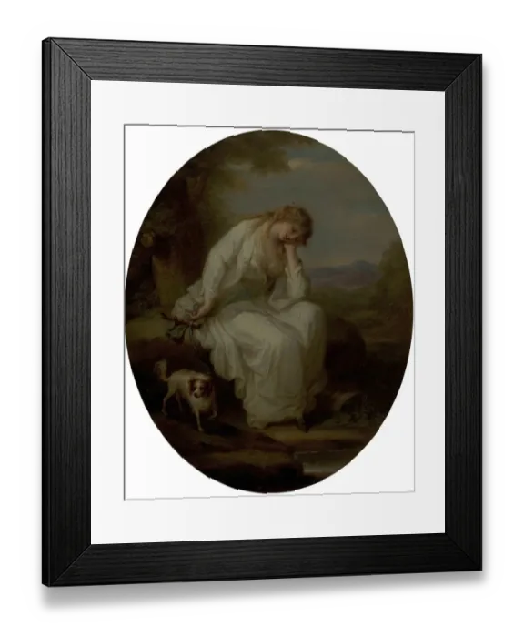 Framed Print : Maria. Artist: Kauffman, Angelica (after) - Title Framed Print : Maria. Artist: Kauffman, Angelica (after) - Title