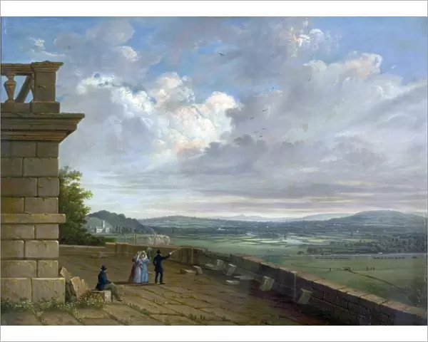 View from the Nottingham Castle Terrace Looking East