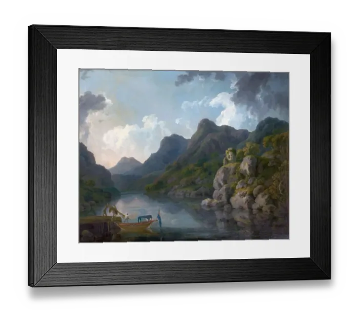 Framed Print : View of Snowdon with the Castle of Dolbardarn from Llanberis, North Wales Framed Print : View of Snowdon with the Castle of Dolbardarn from Llanberis, North Wales