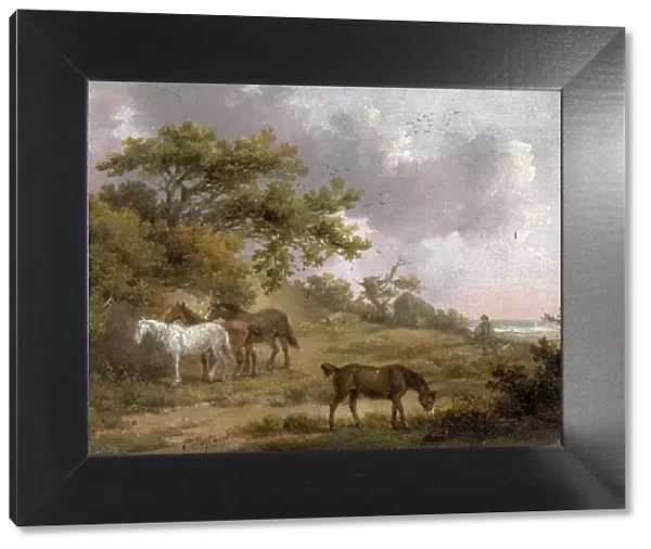 Landscape with Four Horses