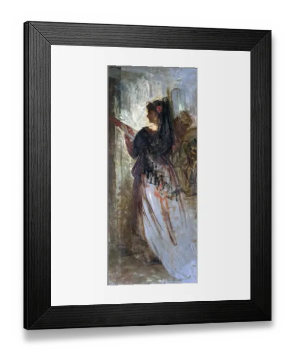 Framed Print : A Lady with a Guitar Framed Print : A Lady with a Guitar
