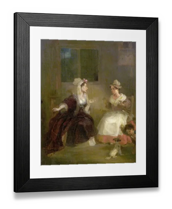 Framed Print : The Scandal (The Keepsake) Framed Print : The Scandal (The Keepsake)