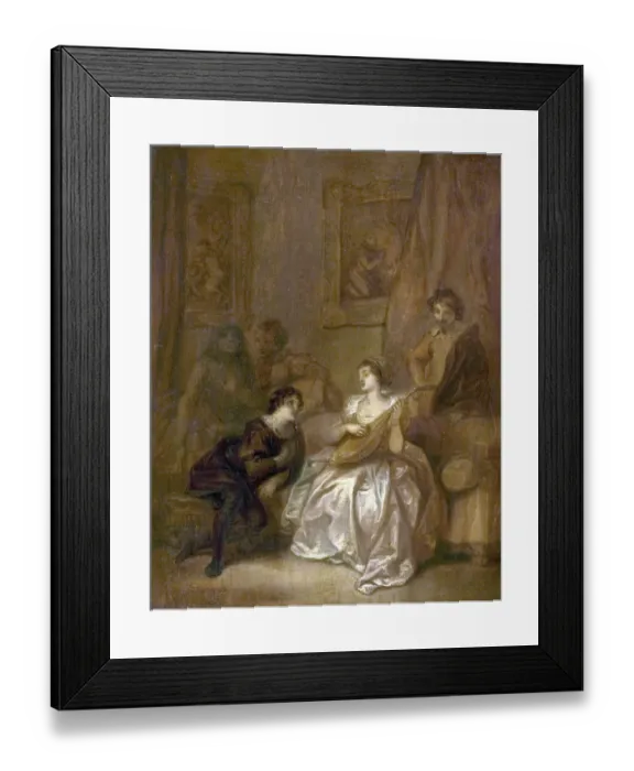 Framed Print : Illustration to Le Stranges Gil Blas