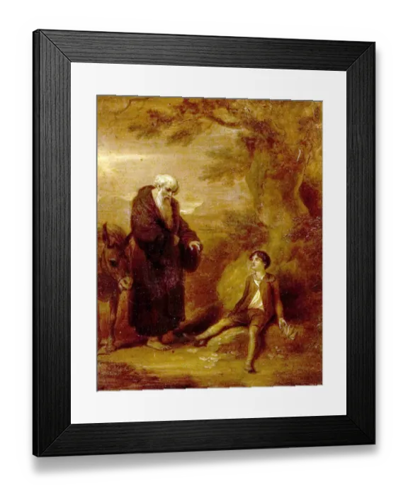 Framed Print : Scipio and the Hermit Framed Print : Scipio and the Hermit