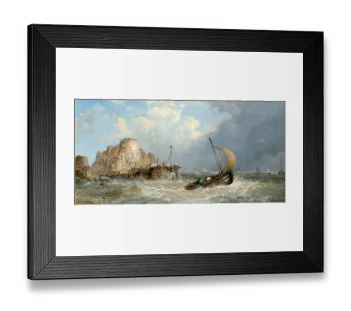 Framed Print : Mont Orgueil Castle, Jersey Framed Print : Mont Orgueil Castle, Jersey