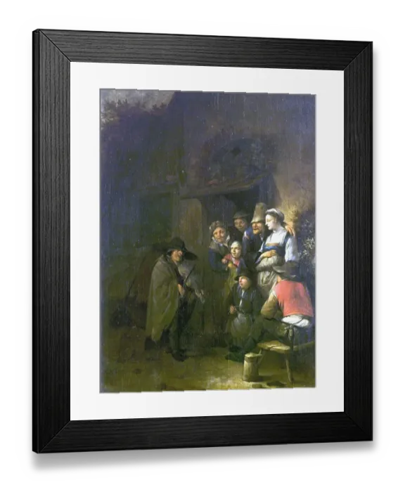 Framed Print : The Dwarf Fiddler