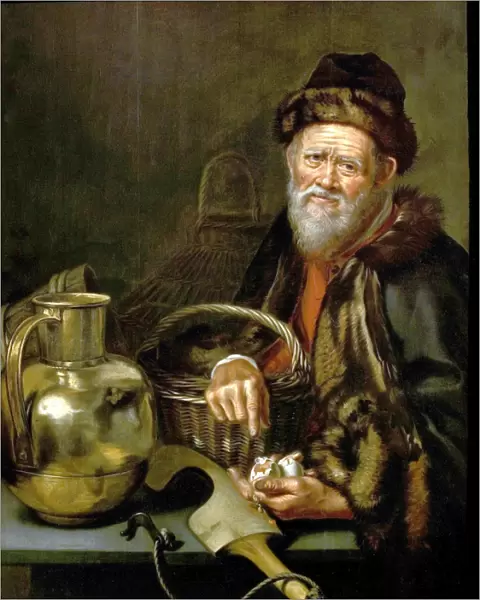 An Old Man with Broken Eggs